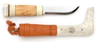 J. Martinni Birch And Antler Lapp Knife