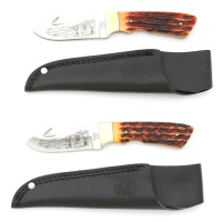 Pair of North American Hunting Club Knives