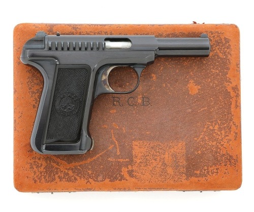 Fine Savage Model 1907 Semi-Auto Pistol Identified To R. Clifford Black