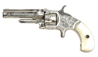 Engraved Marlin XXX Standard Model 1872 Pocket Revolver - 2