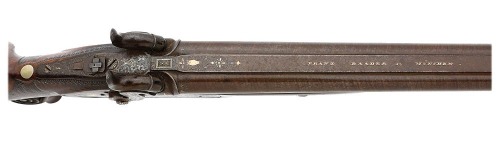 Bavarian Percussion Double Rifle by Franz Baader