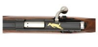 Custom Engraved & Gold Inlaid Winchester Model 43 “Deluxe” Bolt Action Rifle - 2