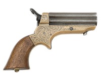 Factory Engraved C. Sharps & Company Model 1A Pepperbox