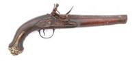 Unmarked European Flintlock Holster Pistol