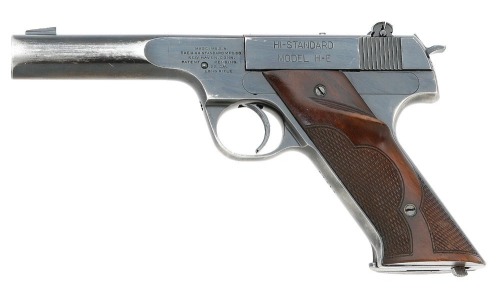 Rare High Standard Model H-E Semi-Auto Pistol