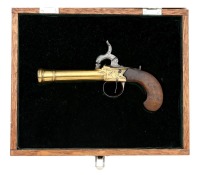 Unmarked Center Hammer Percussion Coat Pistol