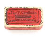 Very Early UMC 22 LR Sealed Ammo Box