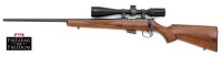 Excellent CZ452-2E American Left Hand Bolt Action Rifle with Nikon Scope