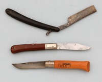 European Straight Razor And Folding Knives