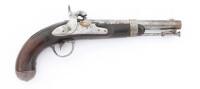 Converted Model 1843 Percussion Pistol by Johnson