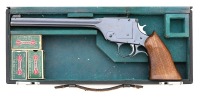 Cased Harrington & Richardson USRA Single Shot Target Pistol