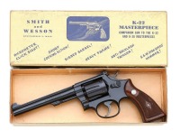 Fine Smith & Wesson K-22 Masterpiece Hand Ejector Revolver