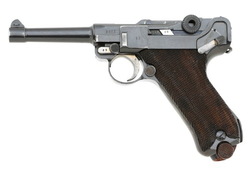 German P.08 Luger S/42 Pistol by Mauser