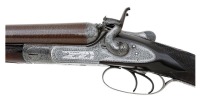 British Double Hammergun by H. More Of London - 2