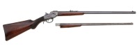 Hopkins & Allen Falling Block Sporting Rifle Two Barrel Set