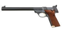 High Standard Military Model Supermatic Trophy Semi-Auto Pistol with Rare Factory Silhouette Kit
