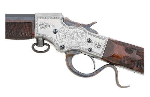 Attractive Custom Engraved Stevens Favorite Falling Block Sporting Rifle