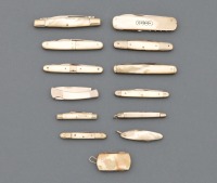 Large Group Of Mother-Of-Pearl Pocketknives