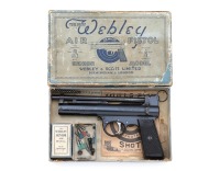 Webley Senior Air Pistol with Original Box