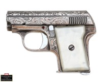 Factory Engraved & Silverplated Astra Model 200 Semi-Auto Pistol - 2