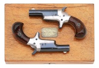 Wonderful Cased Pair of London Colt Third Model Thuer Deringers - 4