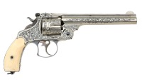 New York Engraved Smith & Wesson 44 Double Action Frontier Revolver