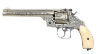 New York Engraved Smith & Wesson 44 Double Action Frontier Revolver - 2