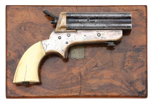 Rare Cased Late Production Tipping & Lawden Pepperbox