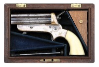 Rare Cased Late Production Tipping & Lawden Pepperbox - 2