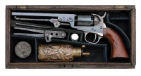 Very Fine Cased & London-Proofed Colt Model 1849 Pocket Percussion Revolver