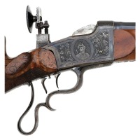 German Original System Buchel Schuetzen Rifle - 3