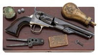 Cased Colt Model 1862 Police Percussion Revolver - 2