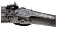 Interesting British Brooks Patent Four-Barrel Swivel Breech Buck & Ball Gun by Wood & Sons - 3