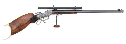 Fabulous Period Custom Marlin Ballard Pope Muzzle Loading Target Rifle