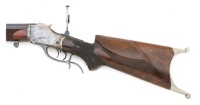 Very Fine California Winchester Model 1885 High Wall Schuetzen Rifle - 4