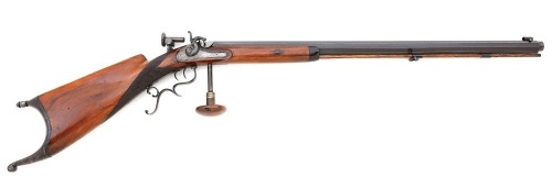 American Percussion Halfstock Schuetzen Rifle by Berg