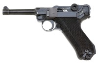 Rare German Police S/42 P.08 Luger Pistol by Mauser - 2