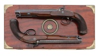 Lovely Cased Pair Of British Percussion Officer’s Pistols by W. Jackson - 2