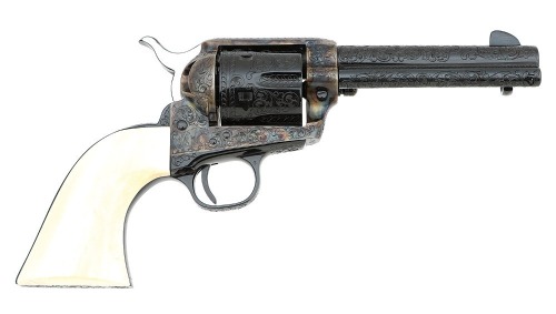 Wonderful Colt Class D Master Engraved Single Action Army Revolver by Robert Burt