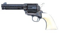 Wonderful Colt Class D Master Engraved Single Action Army Revolver by Robert Burt - 2