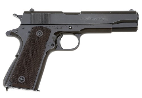 Scarce U.S. Model 1911A1 “Commercial Swartz Safety Delete” Semi-Auto Pistol by Colt