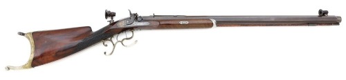 California Percussion Halfstock Schuetzen Rifle by Browning & Heber