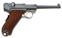 Swiss Military Model 1906 Luger Pistol by DWM