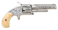 Beautiful New York-Engraved Smith & Wesson No. 1 1/2 Revolver