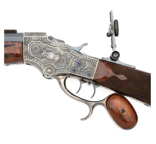 Stevens Ideal Model 54 Schuetzen Special Two Barrel Set Rifle On 44 1/2 ...