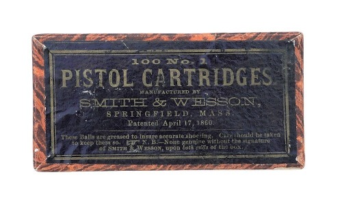 Fine Smith & Wesson No. 1 Cartridge Box