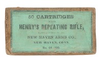 Full Box of New Haven Arms Co. .44 Henry Rimfire Cartridges