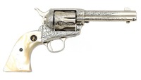 Cole Agee Engraved Colt Single Action Army Revolver