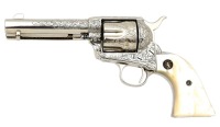 Cole Agee Engraved Colt Single Action Army Revolver - 3