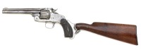 Rare Australian Smith & Wesson New Model No. 3 Revolver with 6 1/2” Barrel, Stock & Holsters - 2